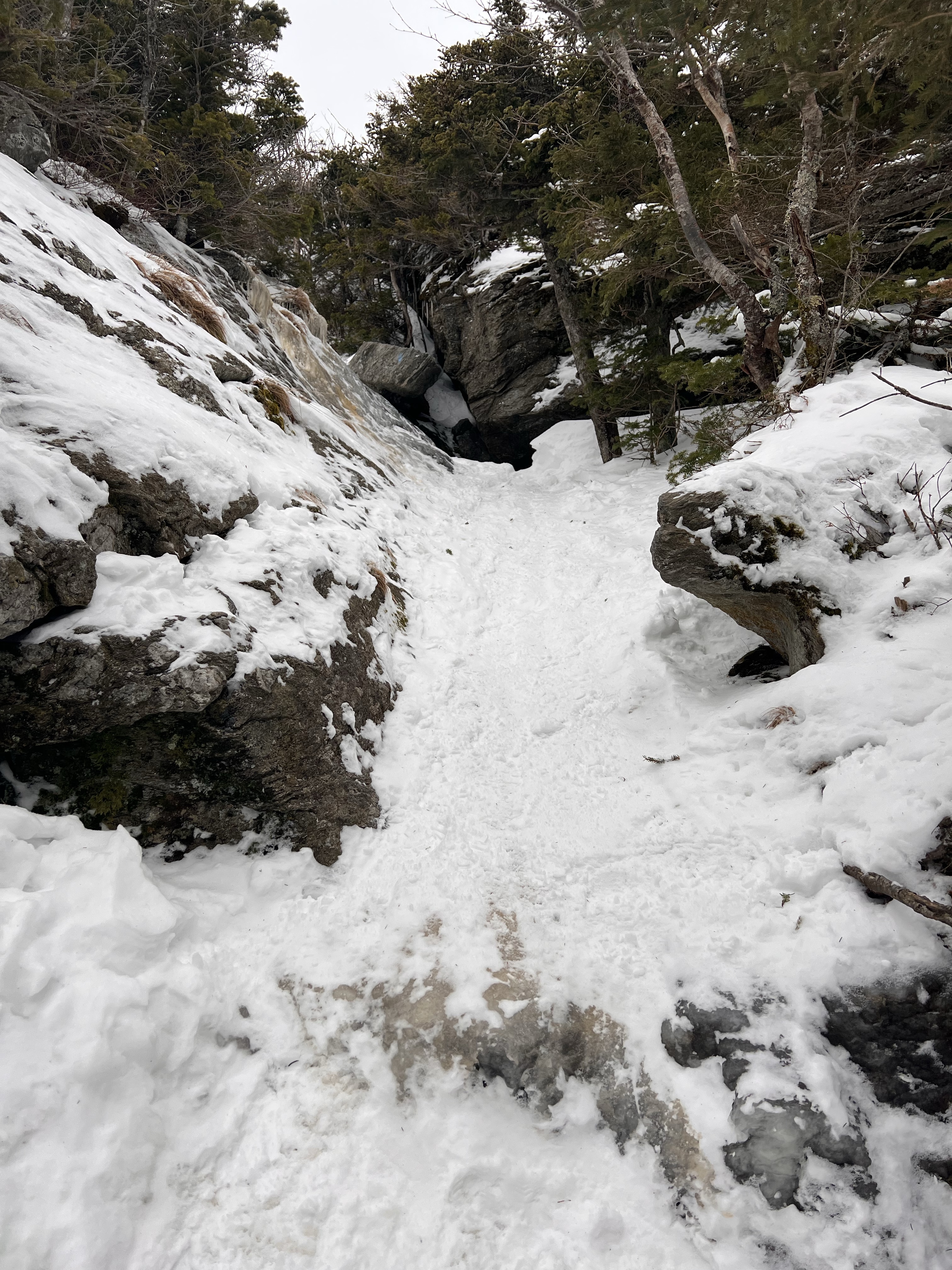 First ice gully