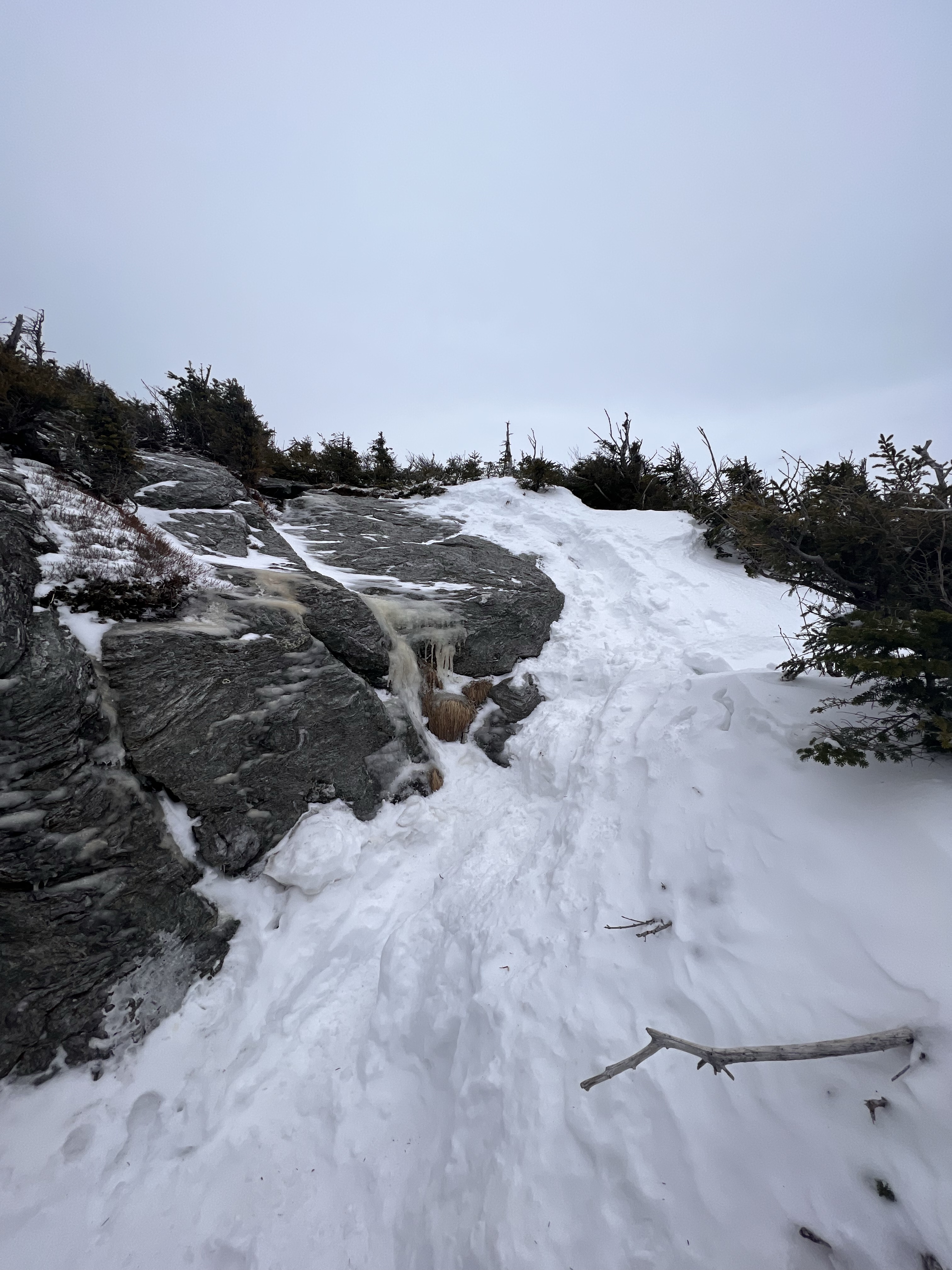 up and around snow covered