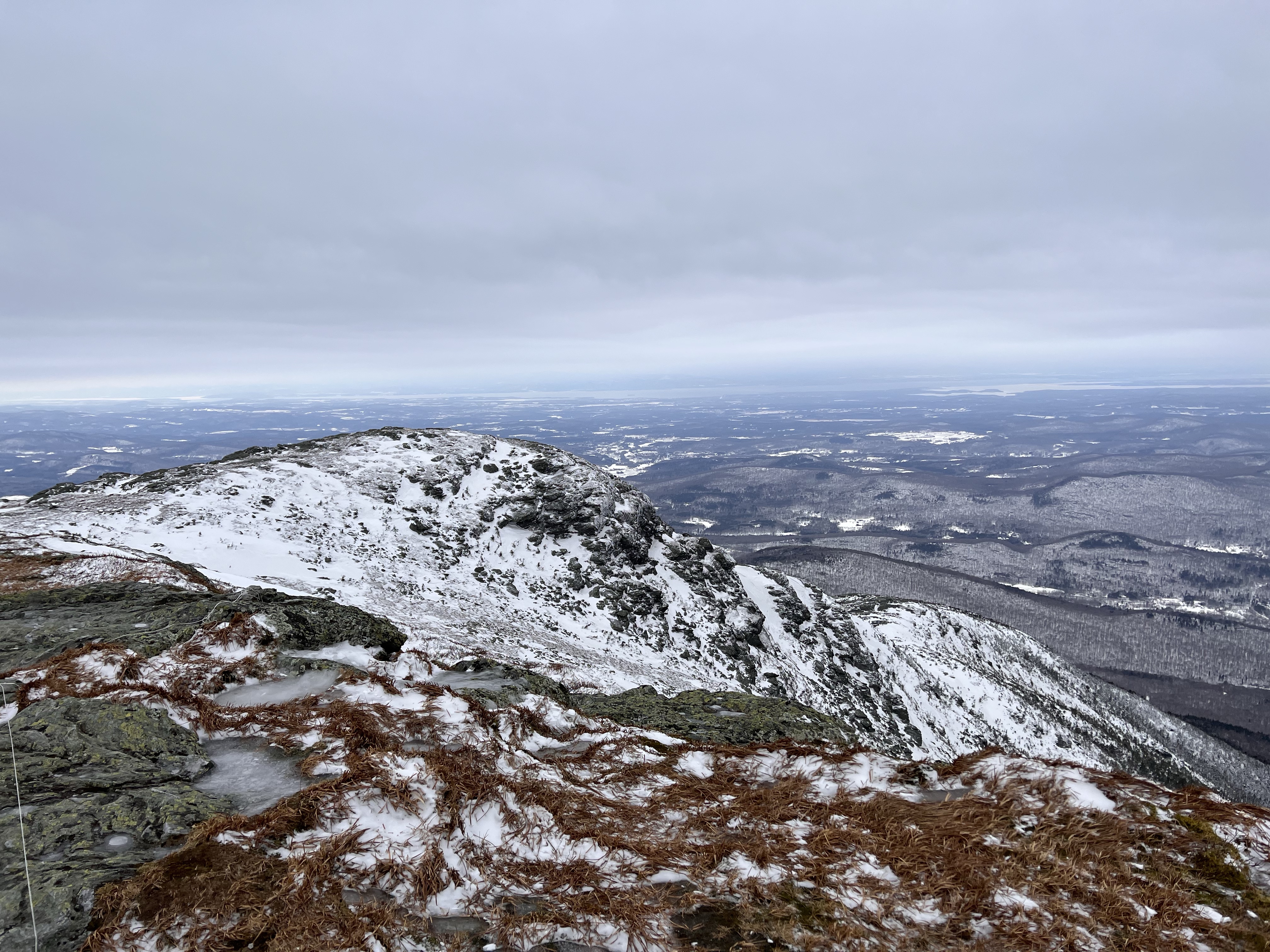 view toward lake and burlington